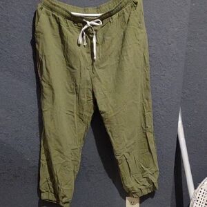 Men's Olive Green Casual Pants